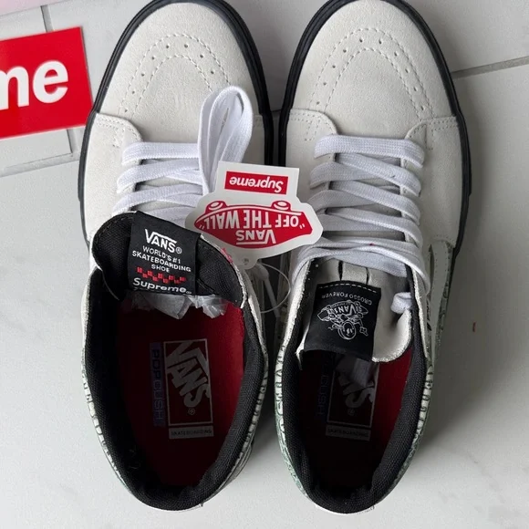 Supreme Vans Skate Grosso Mid “Dollar Bill” 💵 - Picture 7 of 12